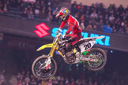 Broc Tickle RCH Suzuki Factory Racing Anaheim 1 Supercross