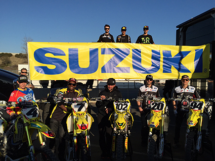 Team Global Suzuki Motocross Anaheim 1